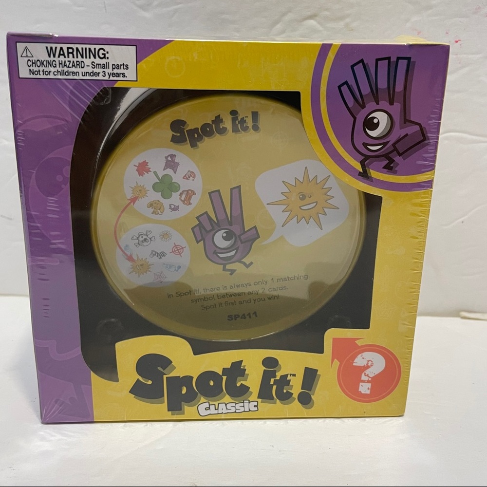 Spot It! Classic Family Party Matching Card Game